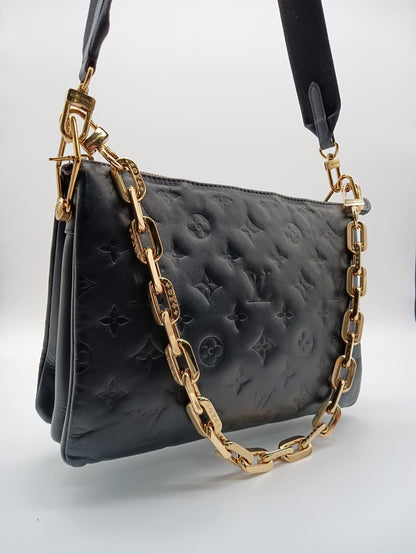 LOUIS VUITTON Embossed Monogram Cousin PM