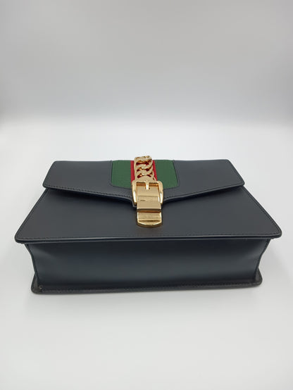 GUCCI Sherry Line Sylvie Shoulder Bag