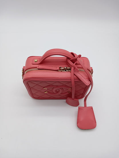 CHANEL Caviar Filigree Vanity