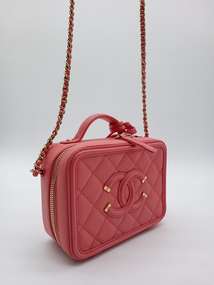 CHANEL Caviar Filigree Vanity