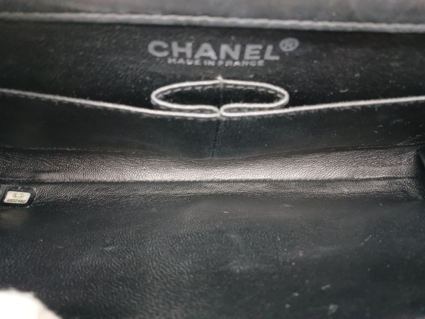 CHANEL Patent Choco Bar Clutch on Chain