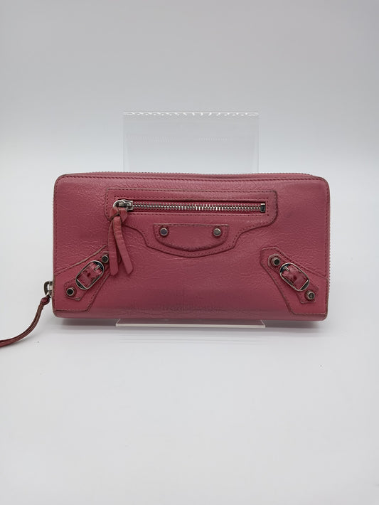 BALENCIAGA Classic Continental Zippy Wallet