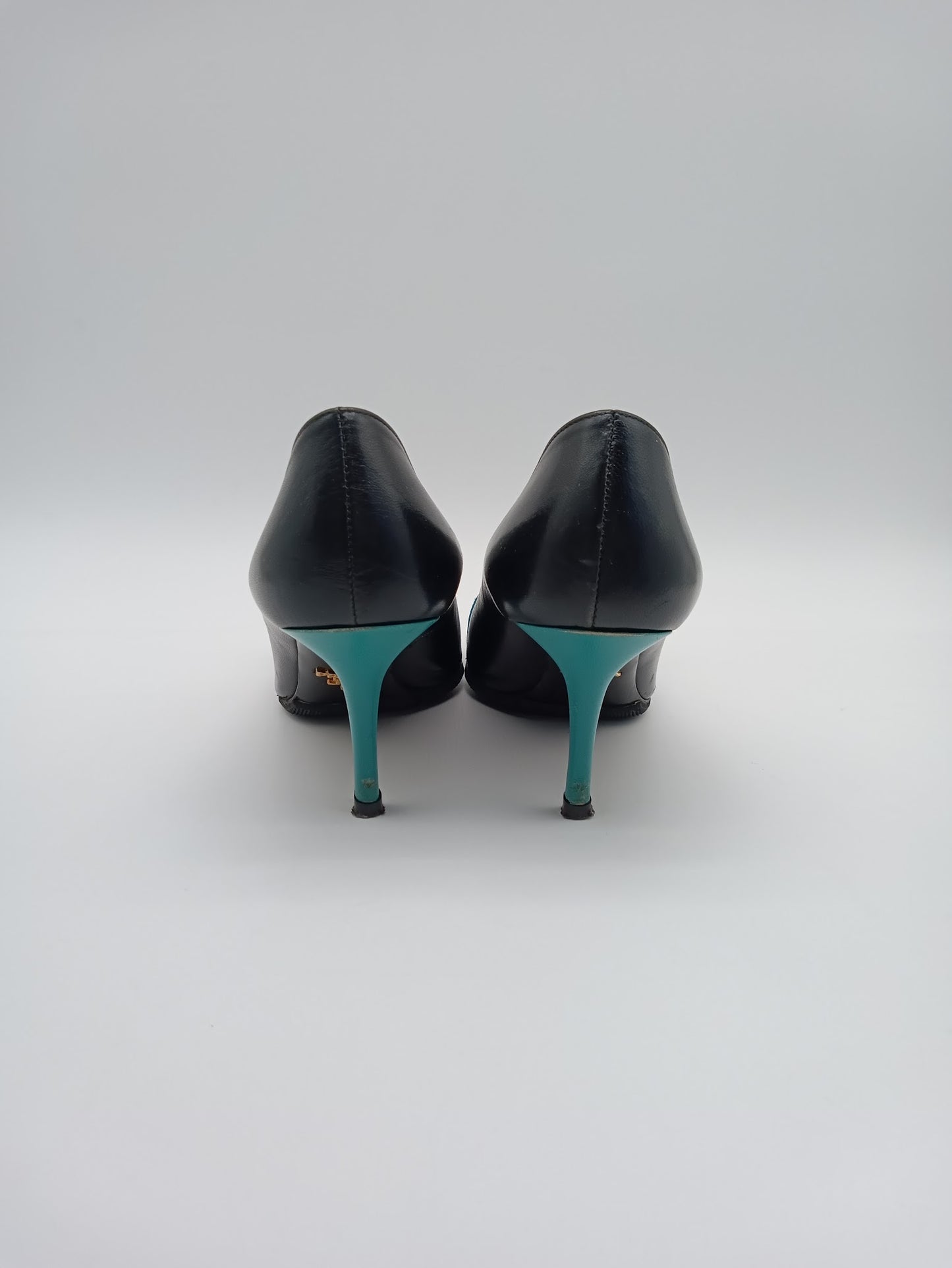 PRADA Bicolor Leather Pumps