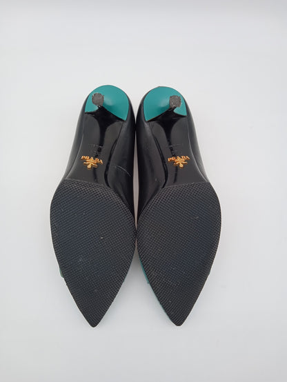 PRADA Bicolor Leather Pumps