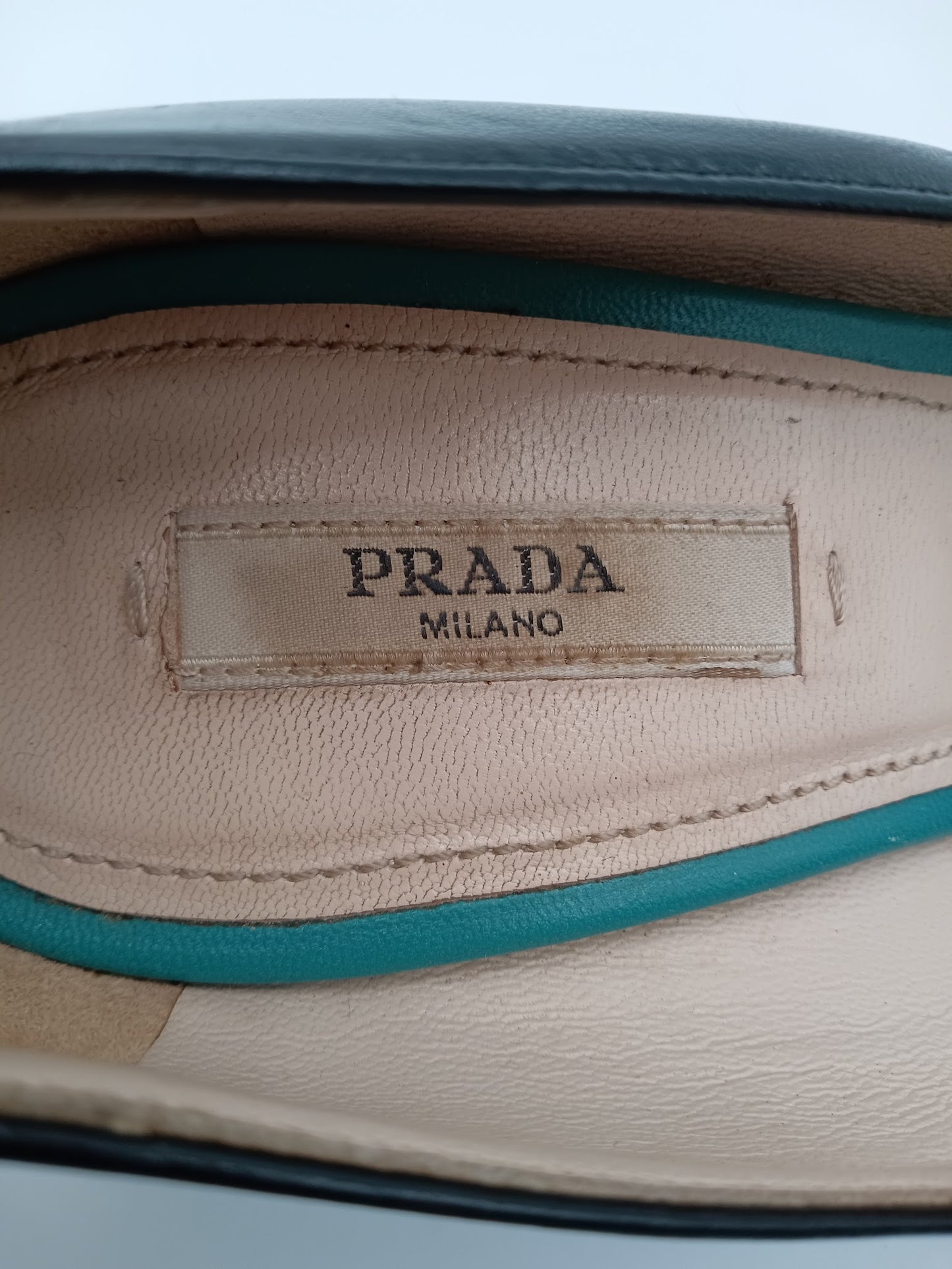 PRADA Bicolor Leather Pumps