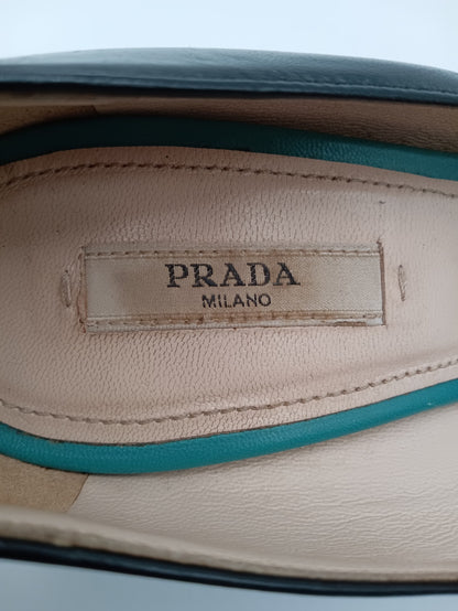 PRADA Bicolor Leather Pumps