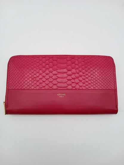 CELINE Phyton Zippy Wallet