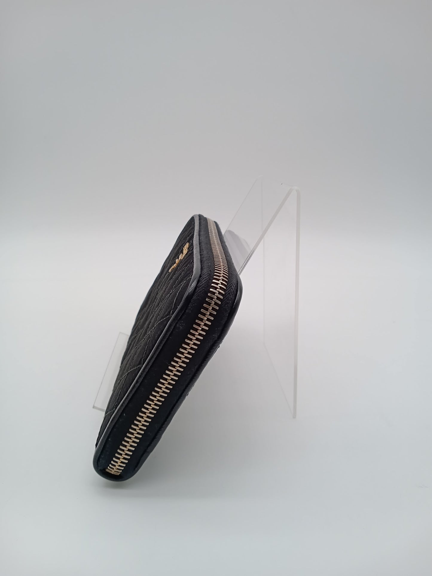 PRADA Nylon Quilted Zippy Wallet
