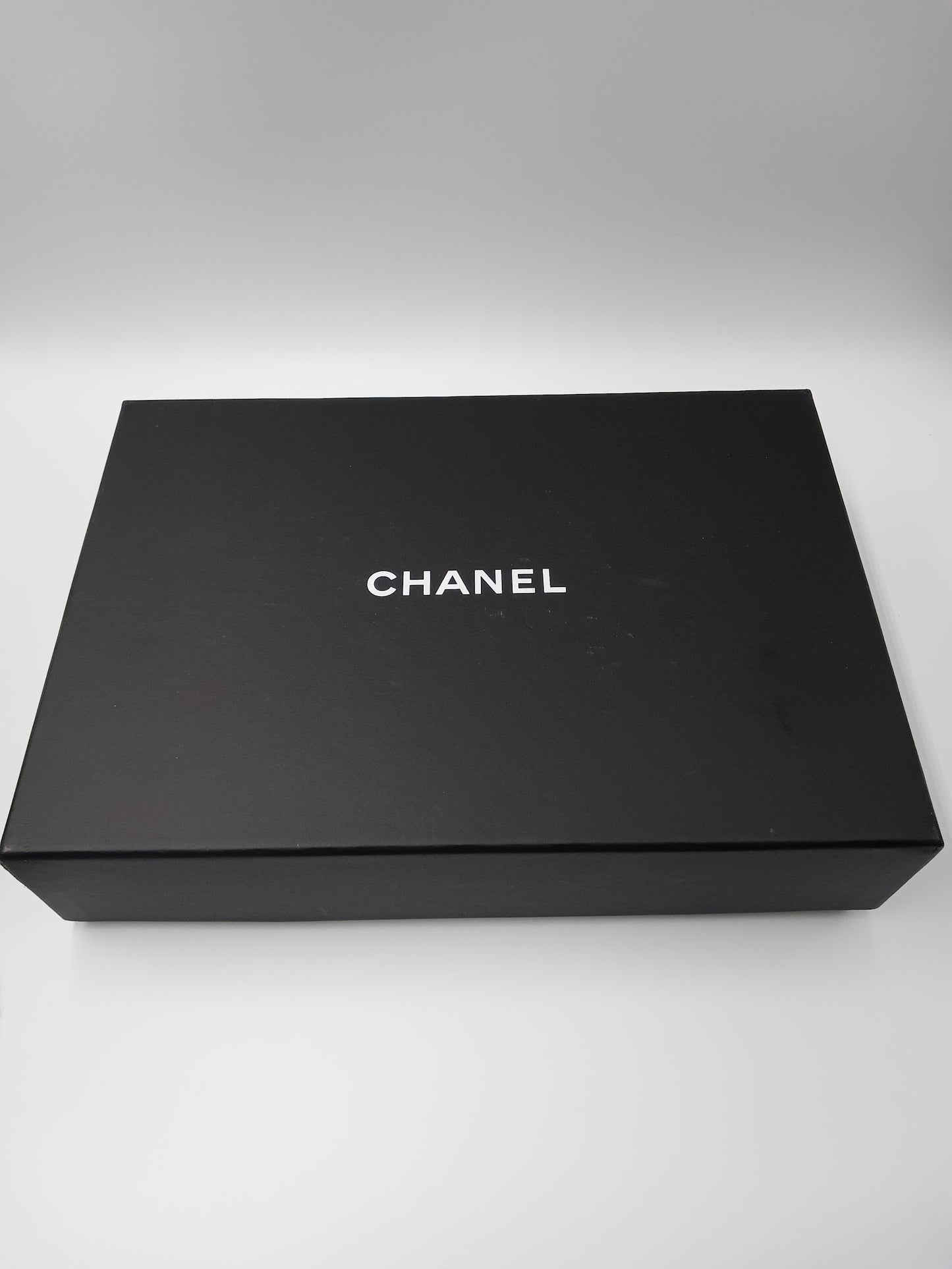 CHANEL Mesh Canvas Deauville Clutch Bag