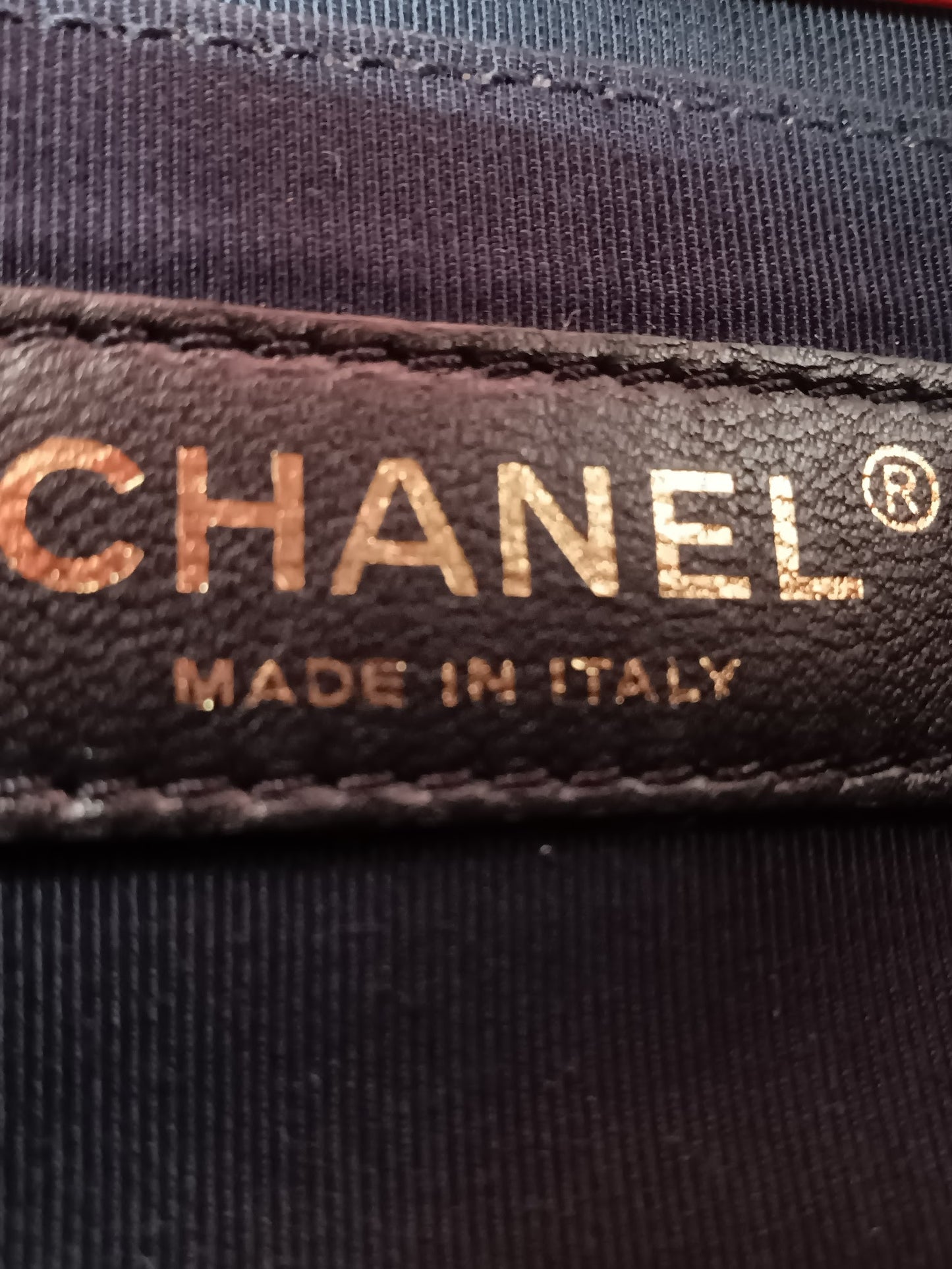 CHANEL Cube Embossed Leboy