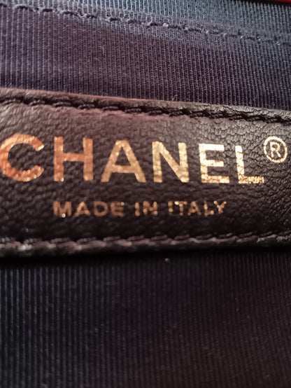 CHANEL Cube Embossed Leboy