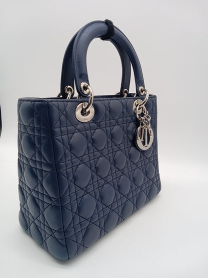 DIOR Lambskin Lady Dior Cannage