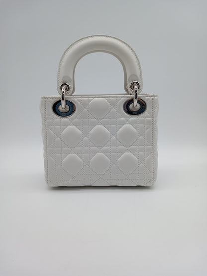 DIOR Lambskin Lady Dior Cannage Mini