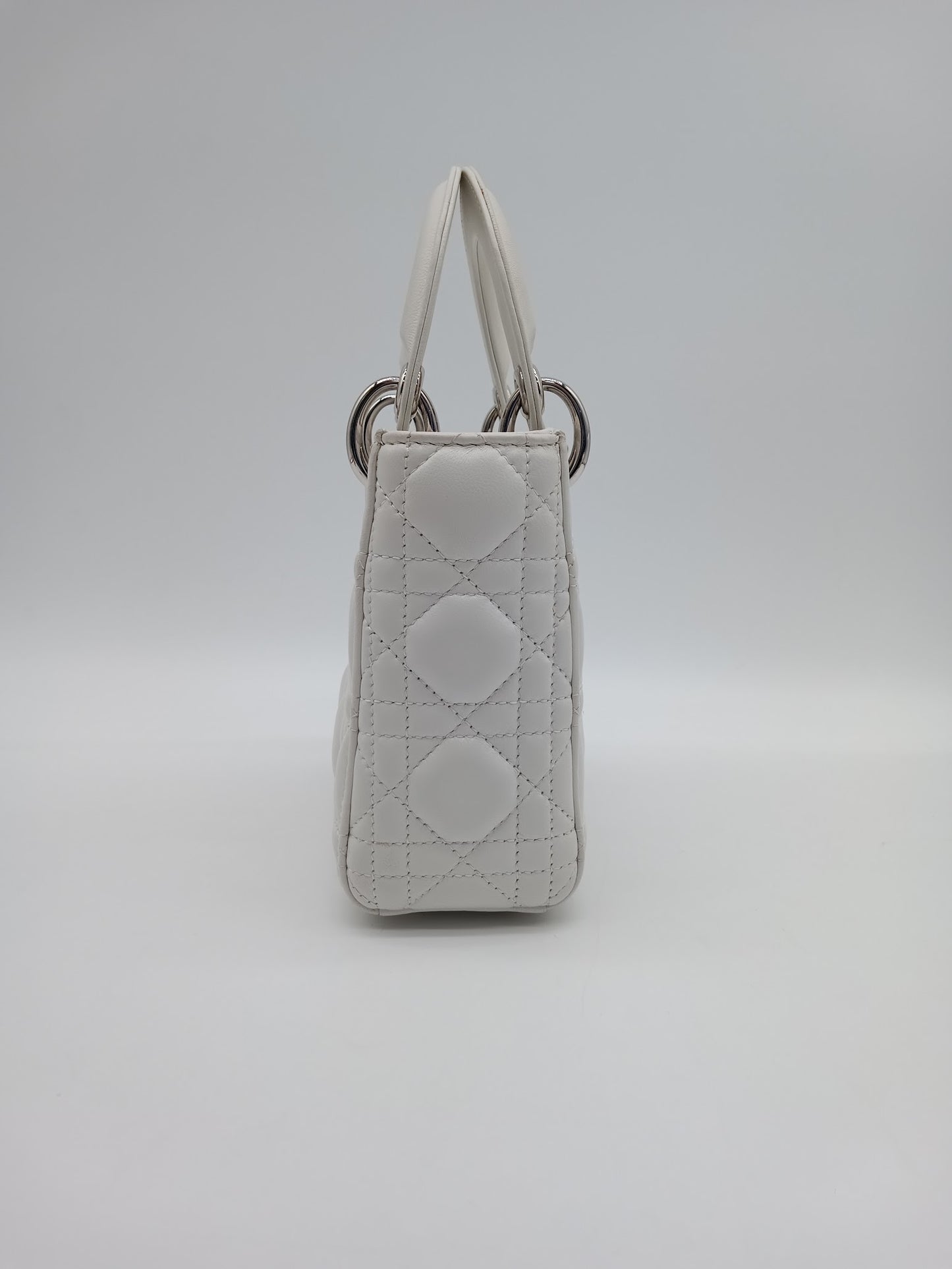DIOR Lambskin Lady Dior Cannage Mini