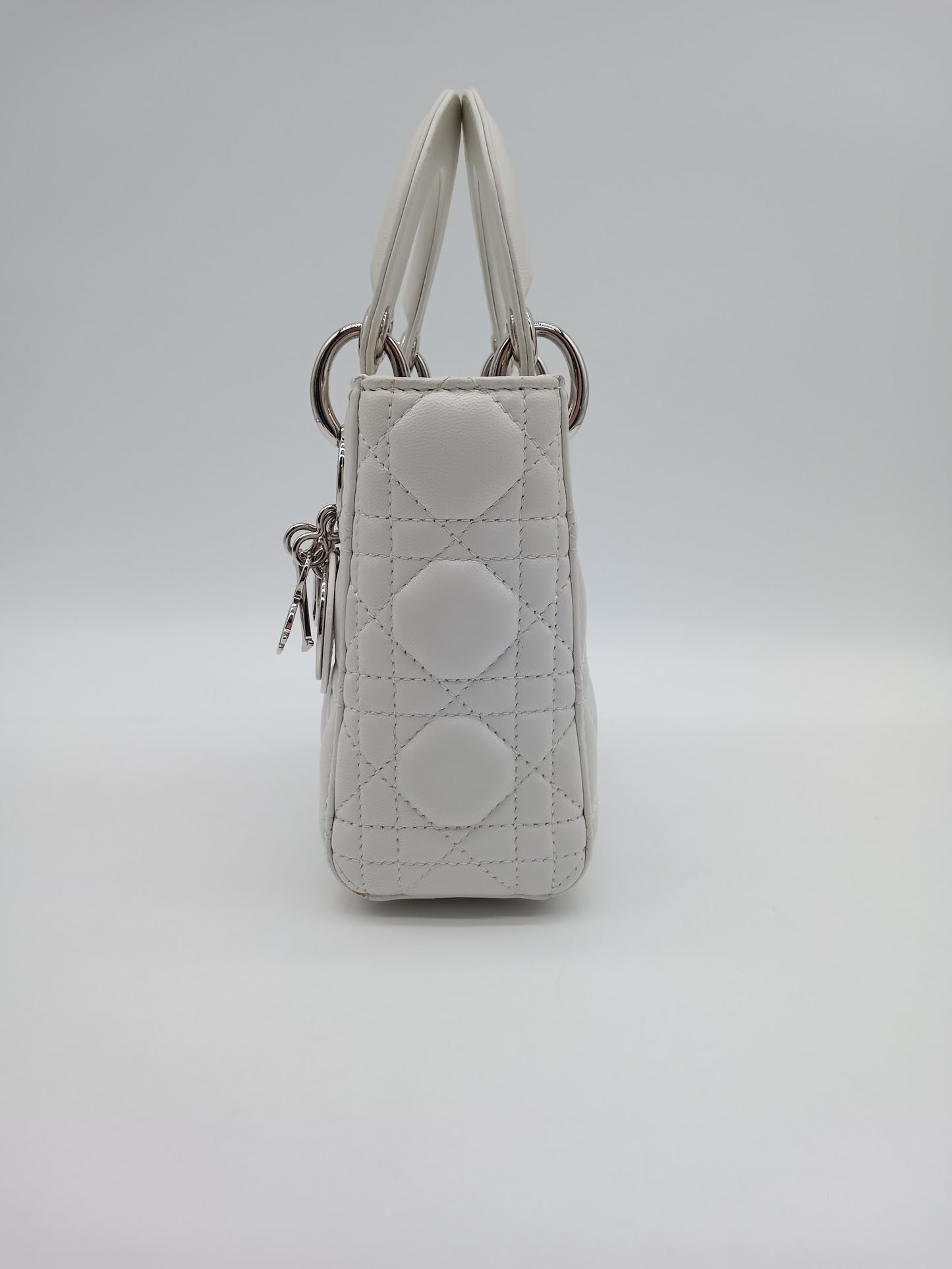 DIOR Lambskin Lady Dior Cannage Mini