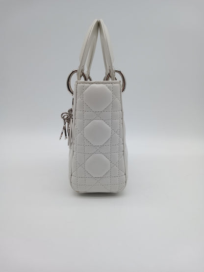 DIOR Lambskin Lady Dior Cannage Mini