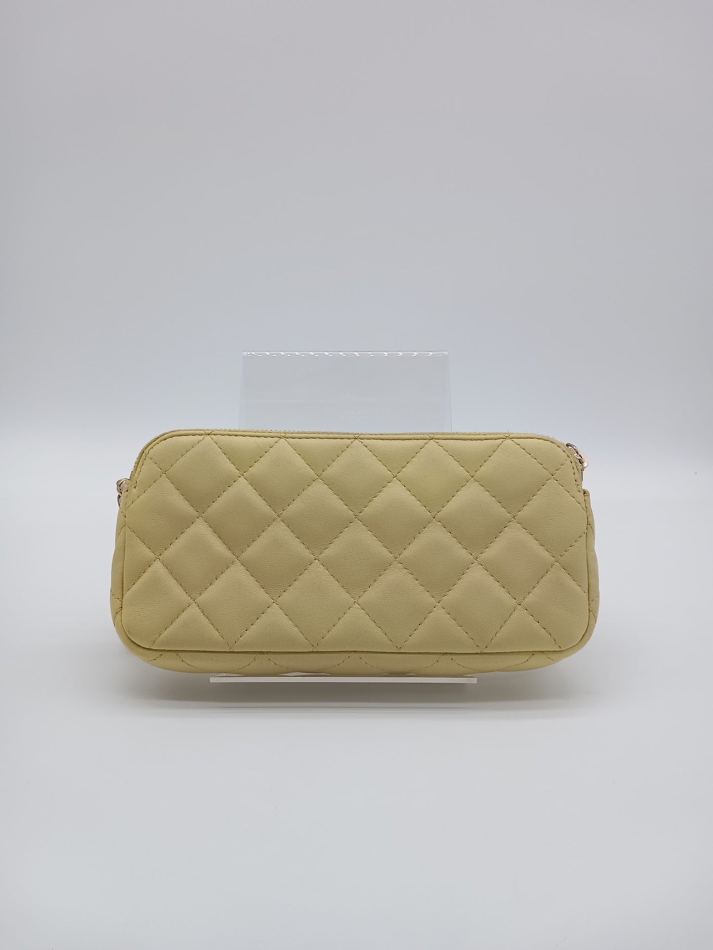 CHANEL Lambskin Double Zip WOC