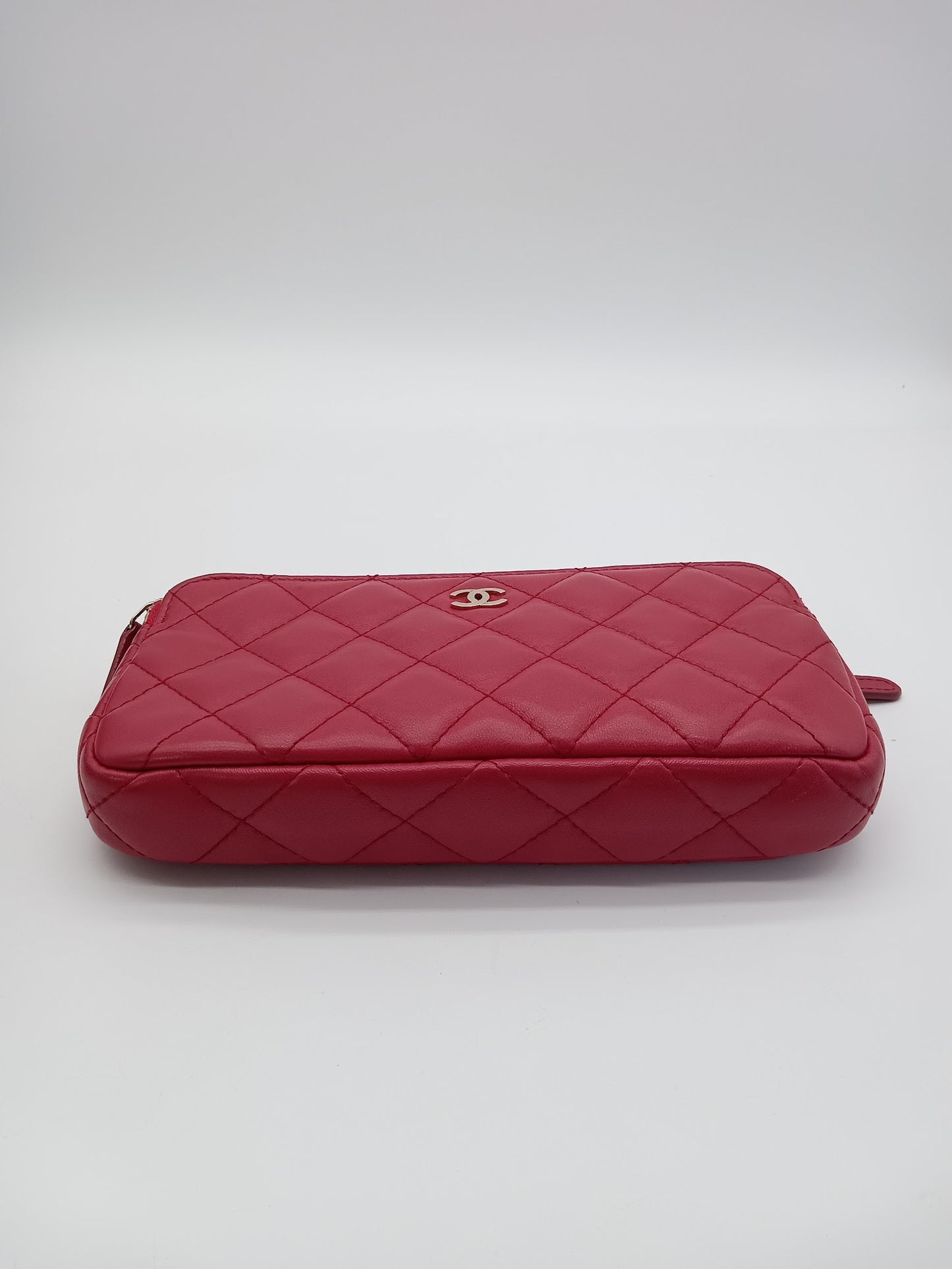 CHANEL Lambskin Double Zip WOC