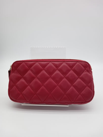 CHANEL Lambskin Double Zip WOC