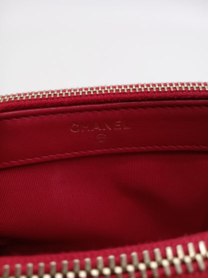 CHANEL Lambskin Double Zip WOC