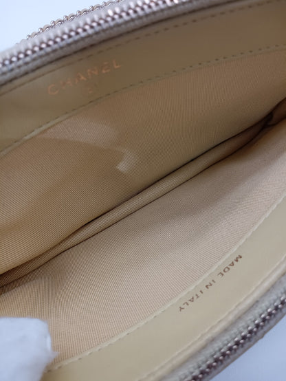 CHANEL Lambskin Double Zip WOC
