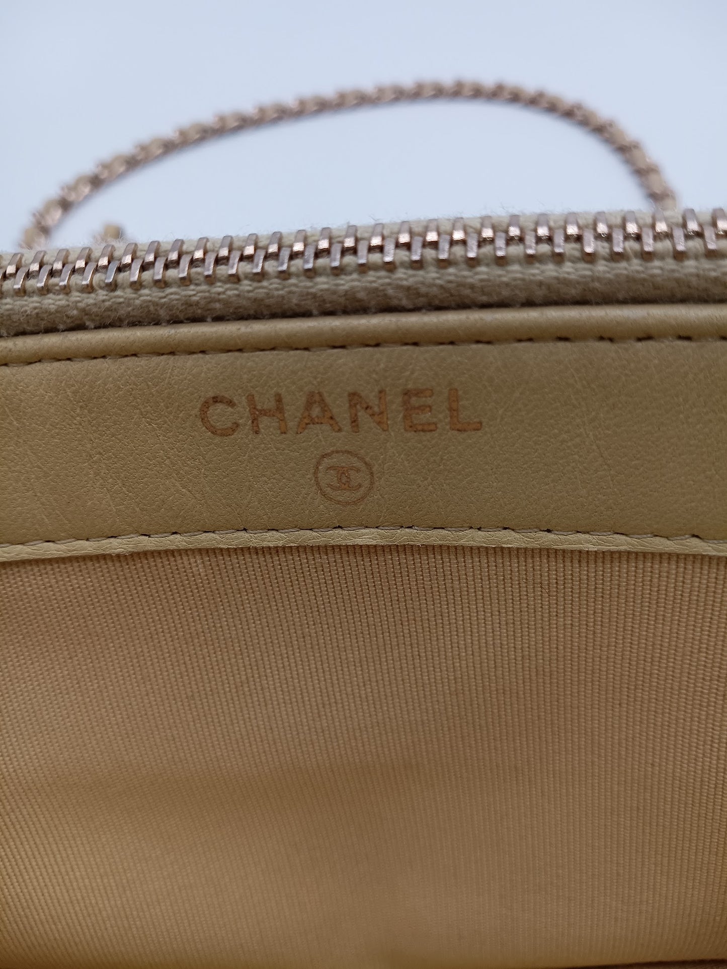 CHANEL Lambskin Double Zip WOC