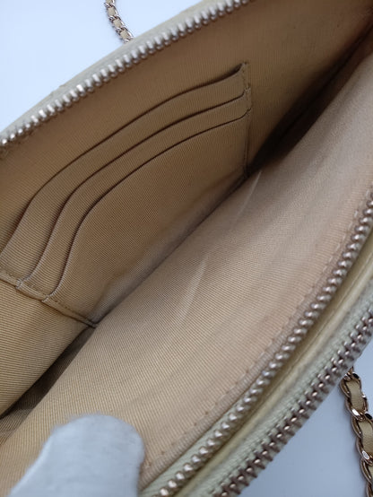 CHANEL Lambskin Double Zip WOC