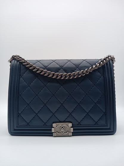 CHANEL Quilted Jumbo Leboy