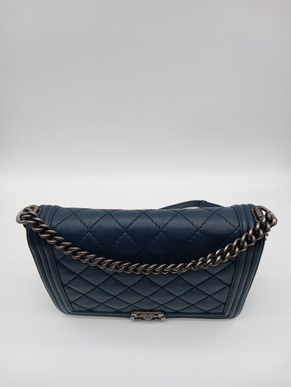 CHANEL Quilted Jumbo Leboy