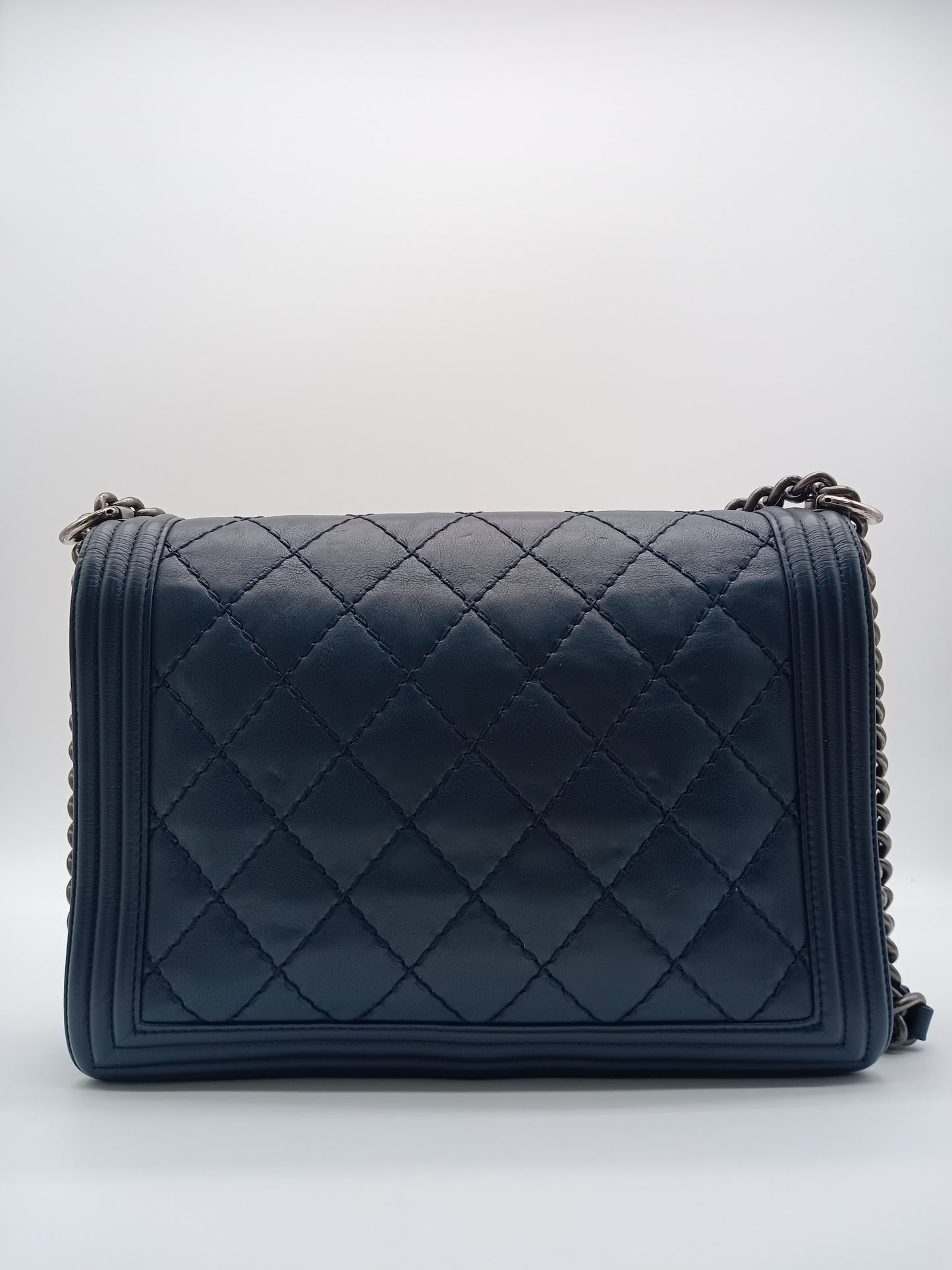 CHANEL Quilted Jumbo Leboy