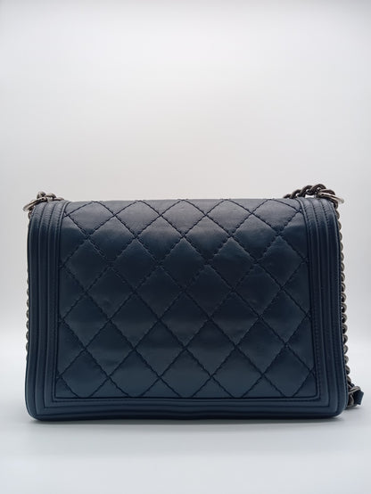 CHANEL Quilted Jumbo Leboy