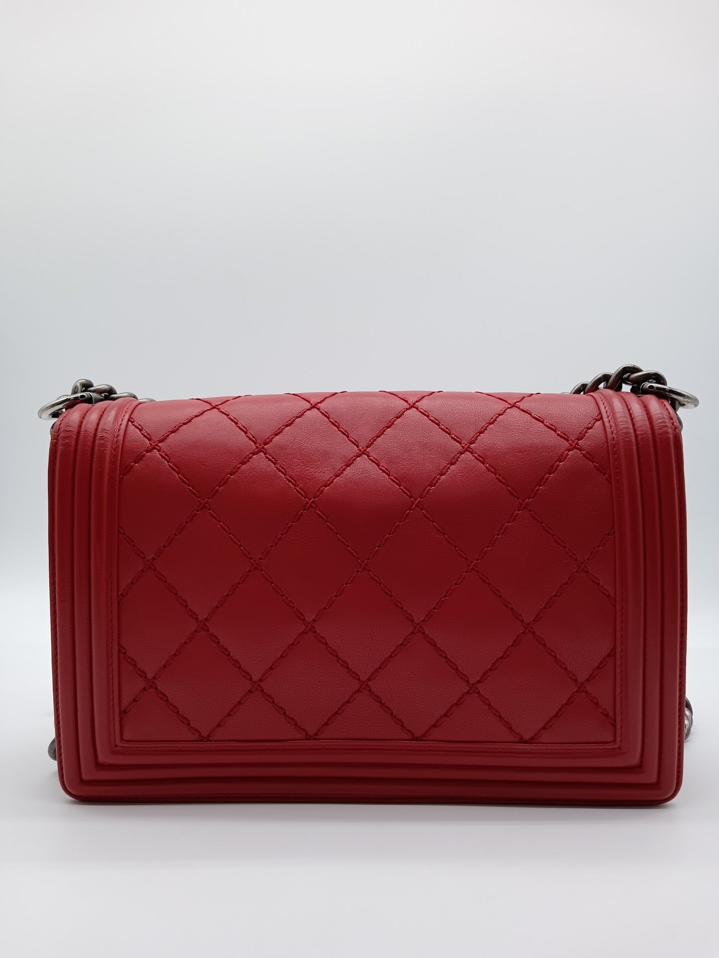 CHANEL Lambskin Quilted Leboy