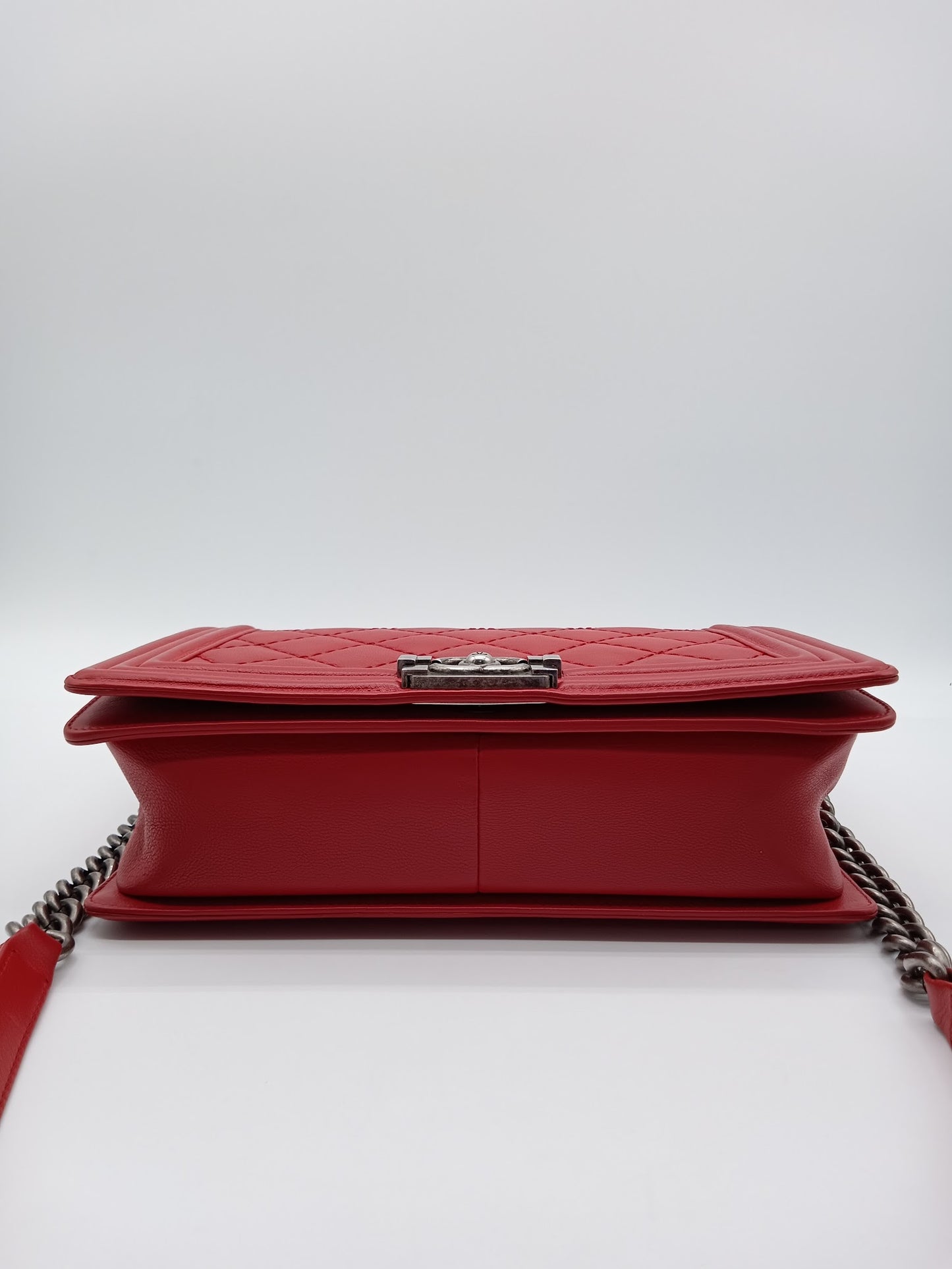 CHANEL Lambskin Quilted Leboy