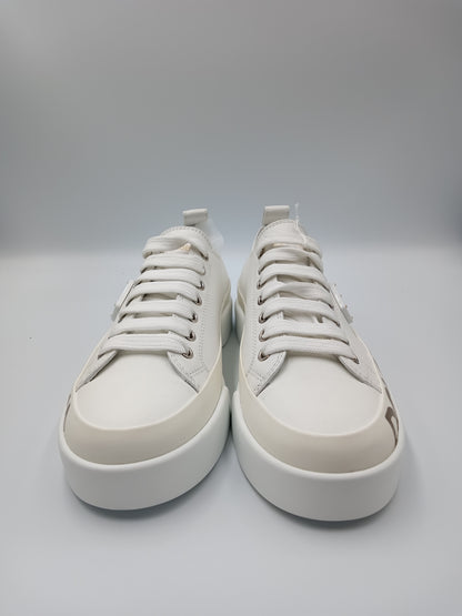 DOLCE & GABBANA White & Gold Shoes