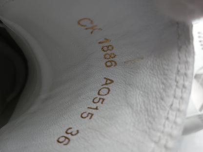 DOLCE & GABBANA White & Gold Shoes