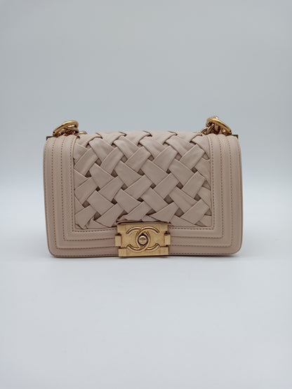 CHANEL Woven Leboy