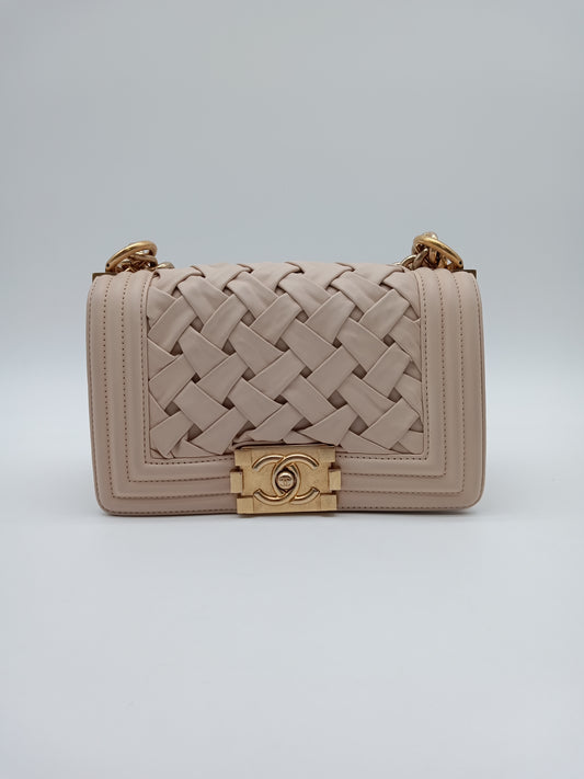 CHANEL Woven Leboy