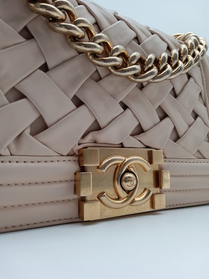 CHANEL Woven Leboy