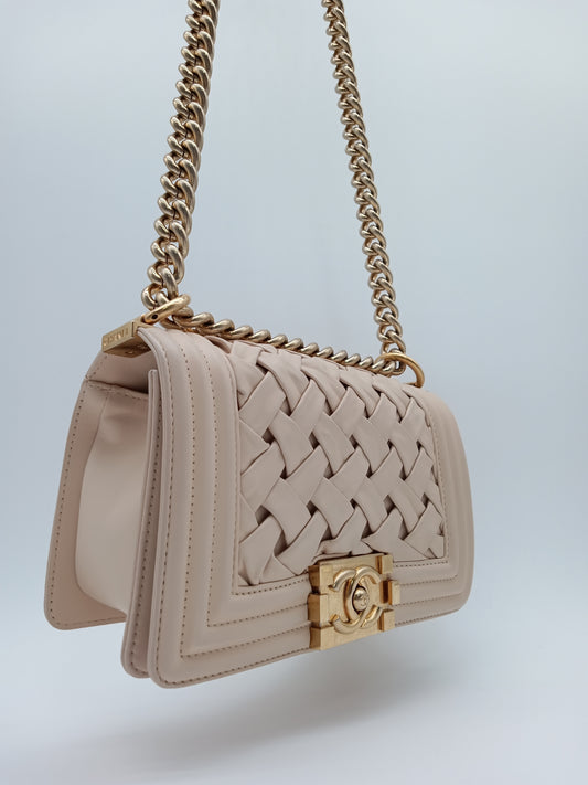 CHANEL Woven Leboy