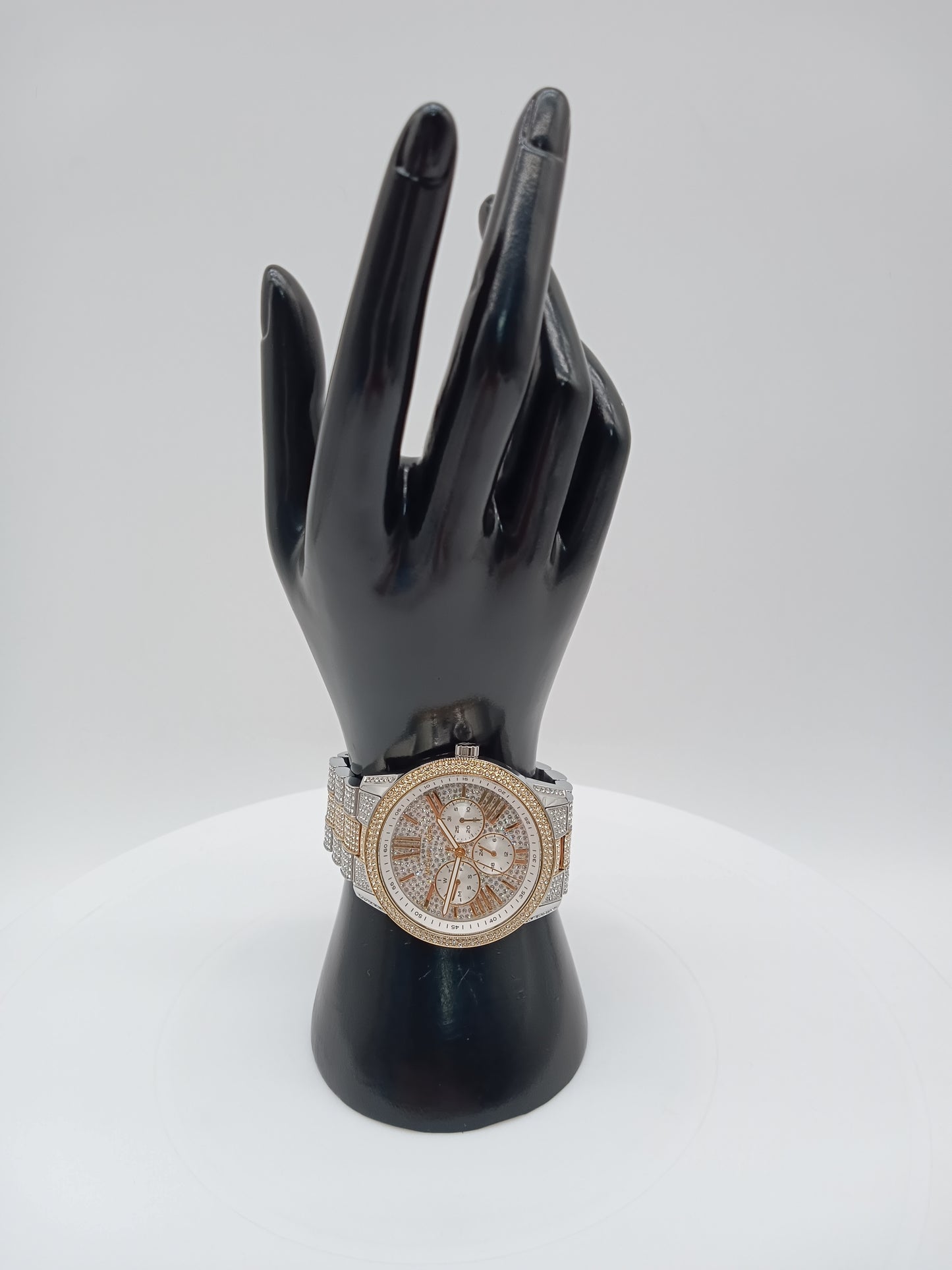 MICHAEL KORS Brynn Pavé Two-Tone Watch