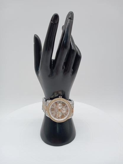 MICHAEL KORS Brynn Pavé Two-Tone Watch