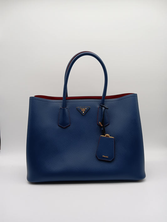 PRADA Saffiano Cuir Double Bag