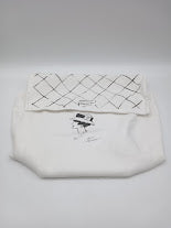 CHANEL Studded Calfskin Chevron Leboy