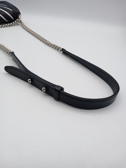 CHANEL Lambskin Iridescent Chevron Leboy