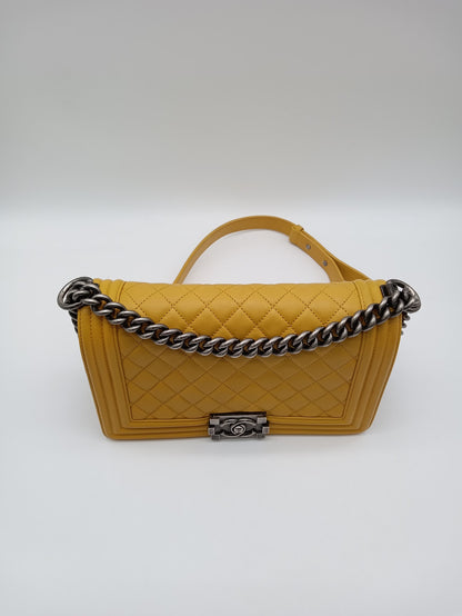 CHANEL Calfskin Quilted Leboy