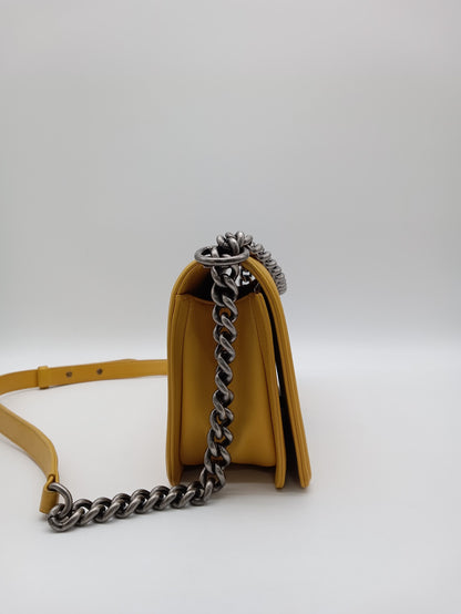 CHANEL Calfskin Quilted Leboy