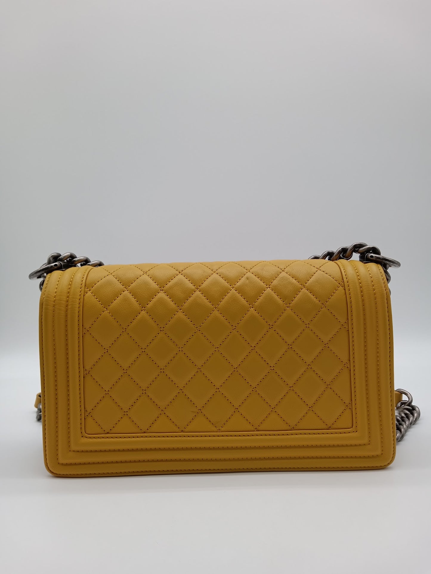 CHANEL Calfskin Quilted Leboy
