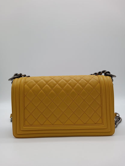 CHANEL Calfskin Quilted Leboy