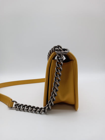 CHANEL Calfskin Quilted Leboy