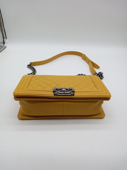 CHANEL Calfskin Quilted Leboy